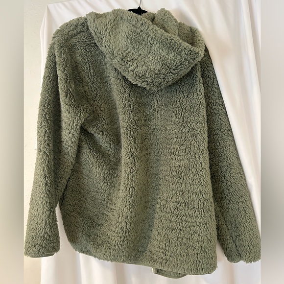 Volcom Sherpa jacket size small green - Picture 2 of 4